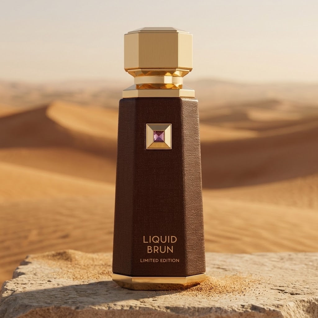 French Avenue Liquid Brun Limited Edition 150ml Extrait de Parfum, lifestyle image from Silk and Sillage