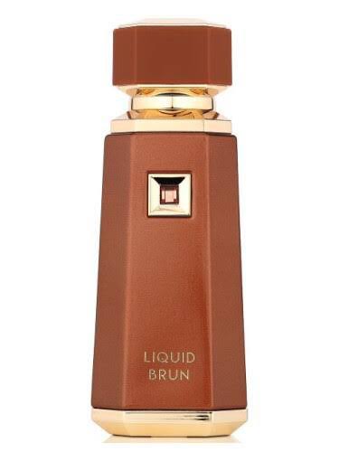 Silk and Sillage French Avenue Liquid Brun 100ML eau de parfum bottle with sleek brown design and spray nozzle.