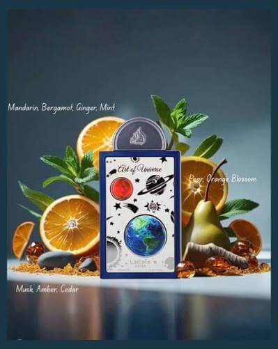 Lattafa Pride Art of Universe 100ml perfume bottle from Silk and Sillage, featuring an elegant design and vibrant colors.