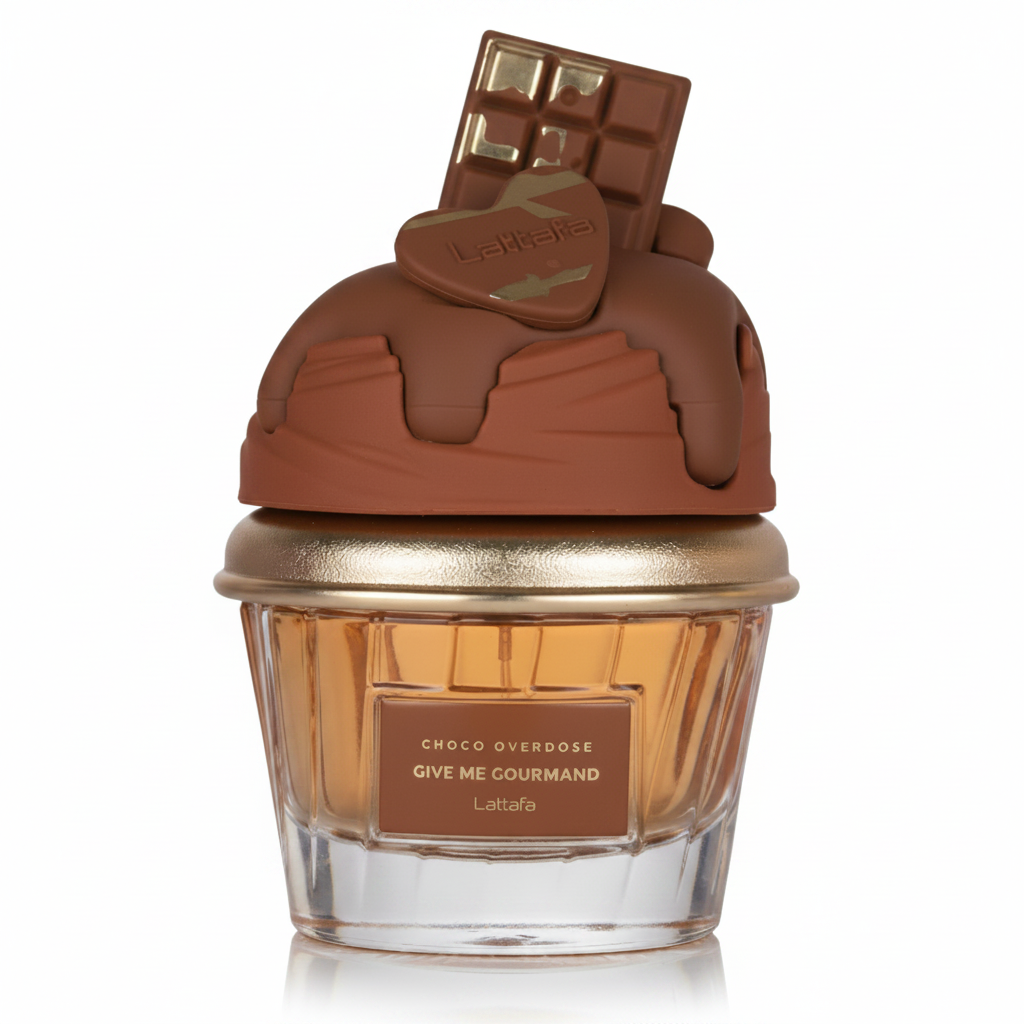 Silk and Sillage Lattafa Choco Overdose 75ml perfume bottle