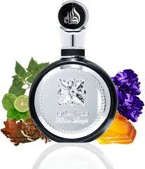 Silk and Sillage Lattafa Fakhar 100ML perfume bottle with elegant design and gold accents on a white background
