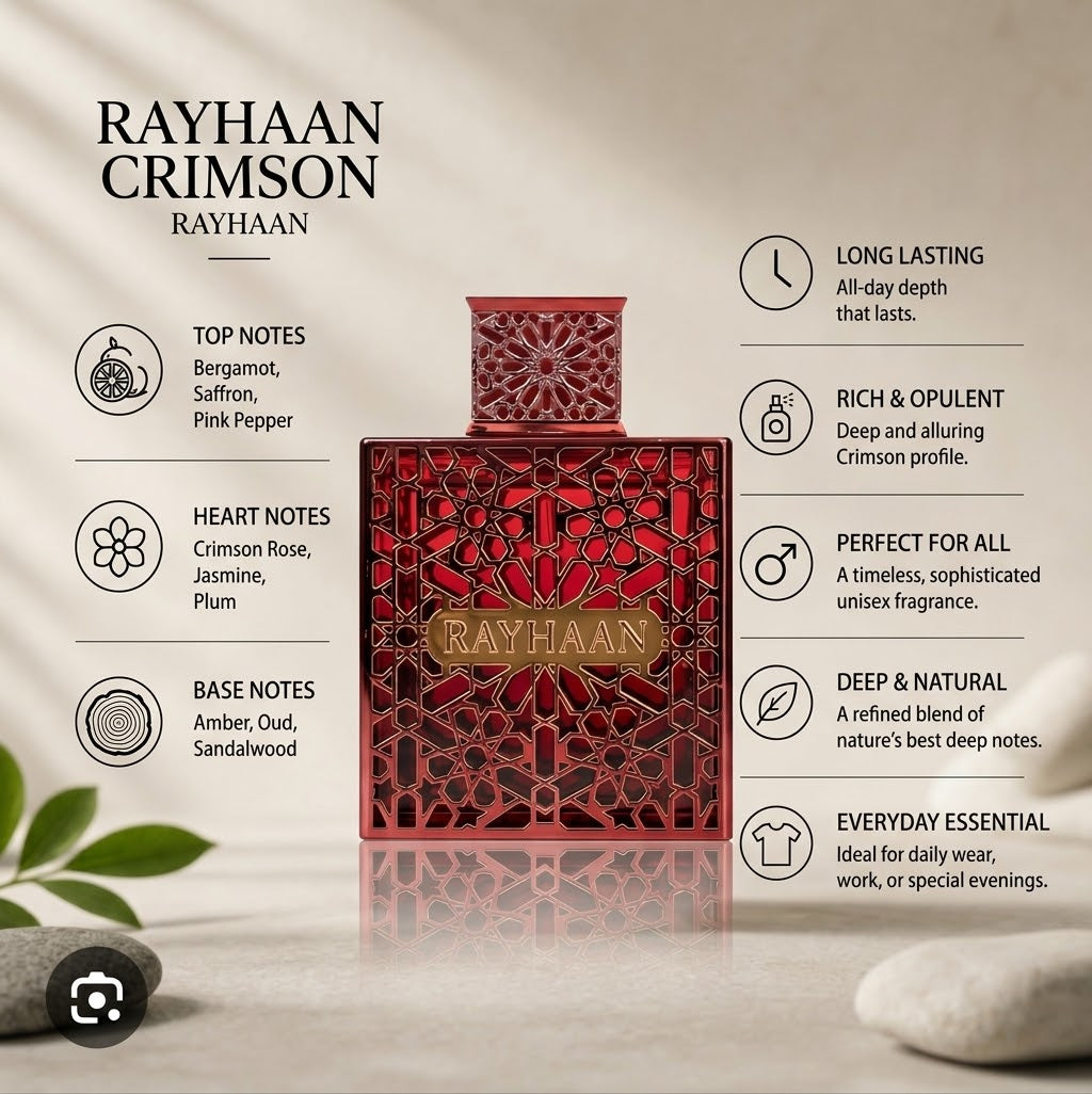 Rayhaan – Crimson – 100ml