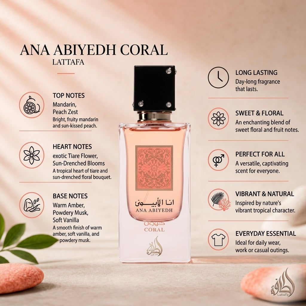 Lattafa - Ana Abiyedh Coral - 60ml